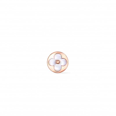 LOUIS VUITTON COLOUR BLOSSOM SUN EAR STUD, PINK GOLD AND WHITE MOTHER-OF-PEARL - PER UNIT Q96425